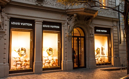 Louis Vuitton store in Parizska street Prague, Old Town, Czech Republic  Stock Photo - Alamy